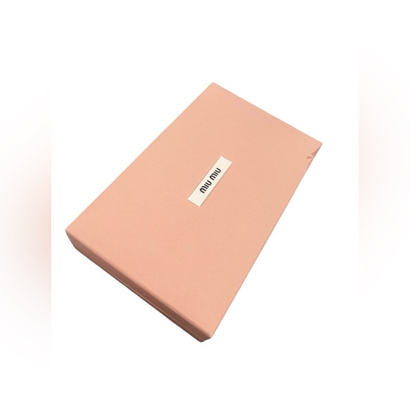 MIU MIU Croc Embossed Leather Long Wallet - Picture 13 of 15